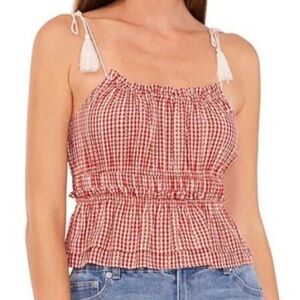 chelsea and violet gingham top!